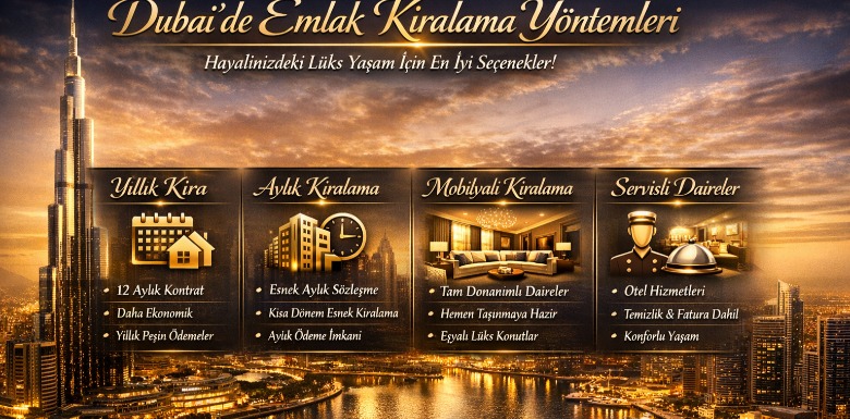 Dubai’de Emlak Kiralama Yöntemleri: Lüks, Güven ve Yüksek Getiri Rehberi