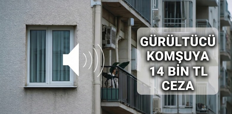 Gürültücü Komşuya 14 Bin TL Ceza