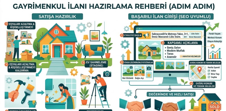 Gayrimenkul Satış Rehberi: Evinizi Değerinde Satmak İçin Kritik Adımlar