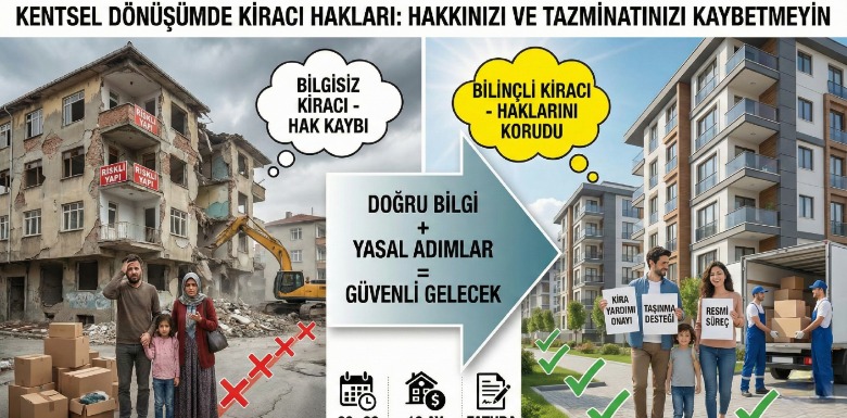 Kentsel Dönüşümde Kiracı Hakları: Hakkınızı ve Tazminatınızı Kaybetmeyin