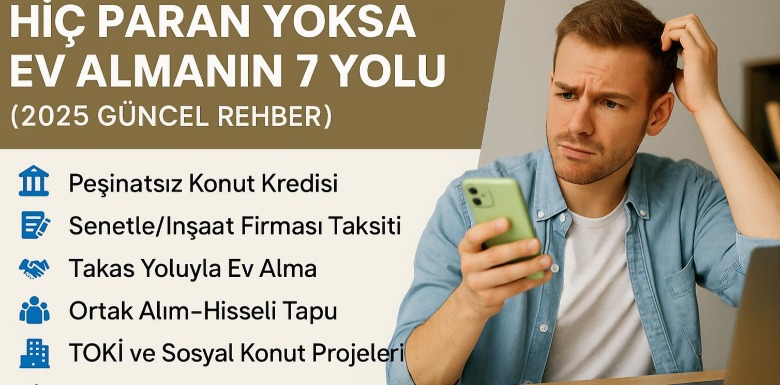 Hiç Paran Yoksa Ev Almanın 7 Yolu (2025 Güncel Rehber)