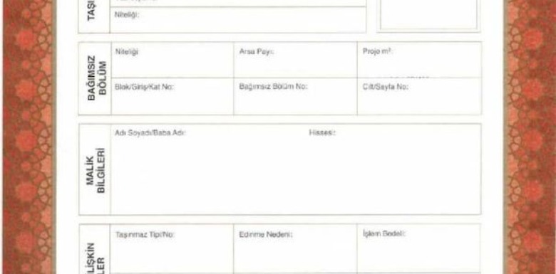 TAPUDA ARSA PAYI NE DEMEK ve NE İŞE YARAR