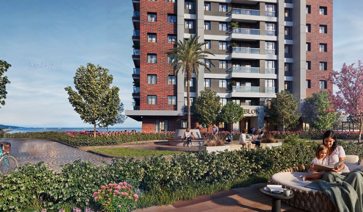 Prestijli Sitede Full Deniz Manzaralı, Merkezi Konumda Özel Daire