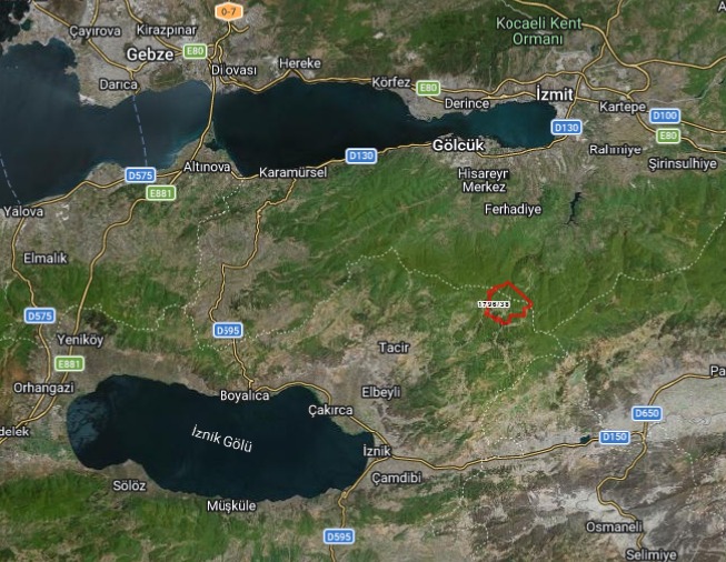  BURSA İZNİK KIRINTI KÖYÜ’NDE VADİ MANZARALI 561 m² İMARLI ARSA