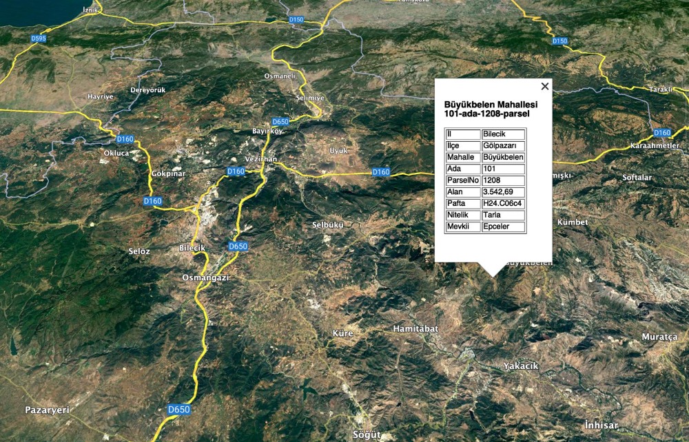 Bilecik Gölpazarı Büyükbelen Köyünde Yatırımlık Fırsat Arazi!!!!