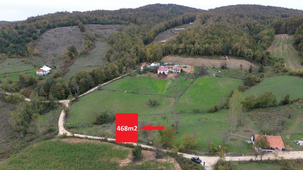 🌄 BURSA İZNİK KIRINTI KÖYÜ’NDE VADİ MANZARALI 468 m² İMARLI ARSA