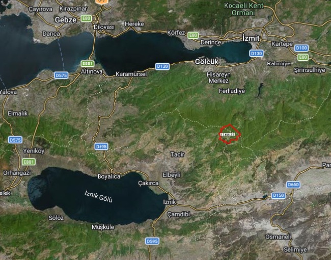  BURSA İZNİK KIRINTI KÖYÜ’NDE VADİ MANZARALI 347 m² İMARLI ARSA