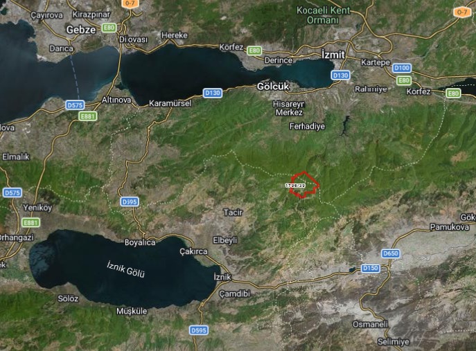  BURSA İZNİK KIRINTI KÖYÜ’NDE VADİ MANZARALI 574 m² İMARLI ARSA