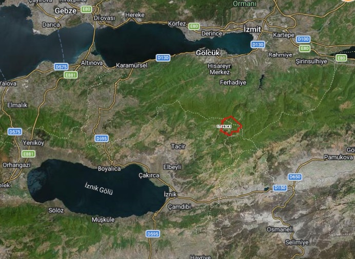  BURSA İZNİK KIRINTI KÖYÜ’NDE VADİ MANZARALI 463 m² İMARLI ARSA